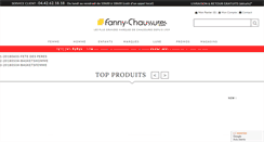Desktop Screenshot of fanny-chaussures.com